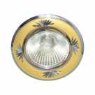 Светильник точечный DL 2005 MR-16 жемчужное золото-серебро Feron