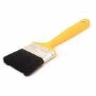 Кисть для лака 35х15 мм,DECOR PROFI темная синтетическая щетина, пласт. ручка 