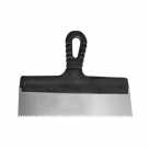 Шпатель из нержавеющей стали, 200 мм, зуб 6х6 мм, пластмассовая ручка // СИБРТЕХ