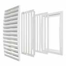 Решетка ERA 183х253мм 1825РРП вентиляционная с жалюзи АБС 