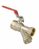 Кран шаров. STI 1/2 (15) ВВ с фильтром 