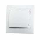 Выключатель 1-кл. СП Мира Белый Lezard 