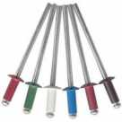 Заклепка, 4,8 х 12, вытяжная,сталь/сталь 7004 (Сигнальный серый)