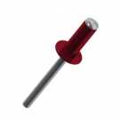 Заклепка, 4,8 х 12, вытяжная,сталь/сталь 3005 Красное вино