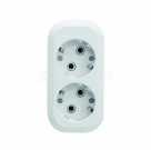 Колодка удлинителя 2-м ABC-пластик с/з 16А UNIVersal