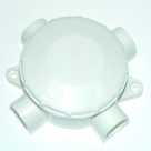 Коробка распред. ОП КРК d70х30 3 - рожковая белая 