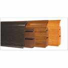 IDEAL Плинтус напольный ВИШНЯ с мягким краем