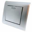 Выключатель 1-кл. СП белый с инд. VOLSTEN