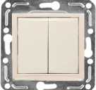 Выключатель 2-кл. СП белый VOLSTEN