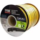 Уплотнитель TYTAN Профиль D, черный (12 х 10мм)