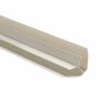 Молдинг угловой F-образный 45мм. белый (3м)