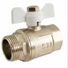 Кран шаров,STI 3/4 (20) ВН бабочка