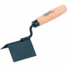 Кельма из нерж. стали, 80 х 60 х 60 мм, для внешних углов, буковая, ручка// Сибртех