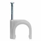 Скобы д/кабеля круглые 8мм TDM