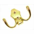 Крючок 2-х рожковый N8 золото