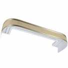 Карниз "Лайн" с поворотами 2,4 м айвори 2П