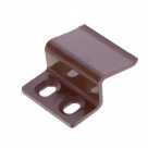 Держатель для стекла, пласкик корич.