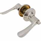 Ручка-защелка TRODOS ЗВ3-03 никель,фиксатор, фалевая