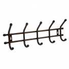 Вешалка для одежды 4 крючка антик медь