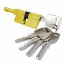 Механизм цилиндровый ЧИБИС AZ-60-С-PB (зол) кл-верт