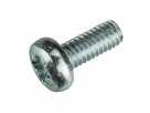 Винт, 6 х 12, полуциндрическая головка, цик, Din 7985