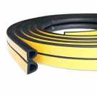 Уплотнитель PRAKTISCHE Профиль D, черн. (10 х8мм)