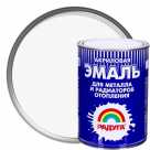 Эмаль акрил. для пластика белая гл. 0,9 л "Радуга 180"