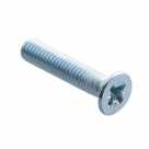 Винт, 6 х 35, потайная головка Pozi, цинк, DIN 965 (Тайвань)