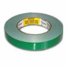 Скотч двусторонний вспененый зелёный 12мм.х5м.