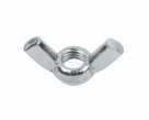 Гайка, м10, барашковая, цинк, Din 315