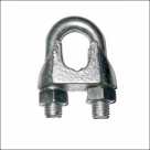 Зажим канатный, м10, DIN 1480