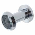 Глазок дверной ИНТЕКРОН 80-130 пластик хром