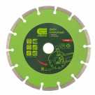 Диск алмазный отрезной сегментный, 180 х 22,2 мм, сухая резка// СИБРТЕХ