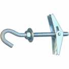 Дюбель крюк, 3 х 80, пружинный