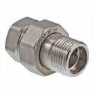 Сгон прямой 3/4" (американка) Никель