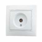 Розетка TV СП Мира 1-м белая Lezard 701-0202-130