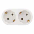 Двойник R-2G 2 16А белый "IN HOME"
