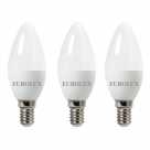 Лампа светодиодная LL-E-C37-5W-230-2,7K-E14 свеча тепл Eurolux