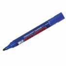 Маркер перманентный,пулевидный,наконечник 3,0мм синий