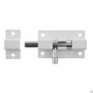 Задвижка-шпингалет ЗТ4 полимер белый