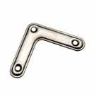 Угольник. 50 х 50, цинк,