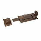 Засов гараж., плоский,ЗД-02 антик медь