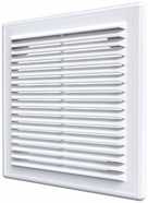 Решетка 185х185мм с сеткой Люкс