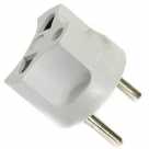 Переходник АДАПТЕР круглый евро. 16А бел. TDM