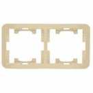 Рамка 2-м Мира горизонт.Крем. Lezard