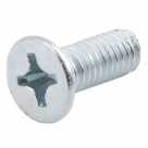 Винт, 5 х 12, потайная головка Pozi, цинк, DIN 965 (Тайвань)