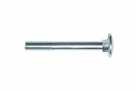 Болт мебельный, 8 х 80, с квадрат. подголовником, цинк, Din 603