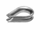 Коуш, м16, для стальн. канатов, DIN 6899