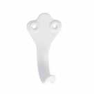 Крючок №2 полимер белый