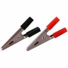 Зажим крокодил 5А 52мм черный средний 16-0004 REXANT